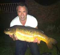 David with one of his big Thames carp