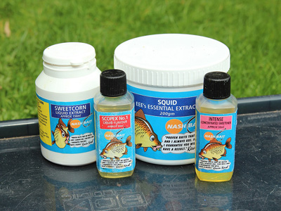 Both liquid and powdered flavours can be used to great effect with maggots.