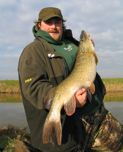 Pike are regularly caught with spawn during the season