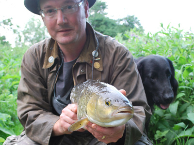 Wooster has never had so many long river walks! 5lb 3oz caught on a freelined snail cast into a tangle of fallen branches