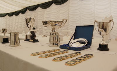 Some of the prizes up for grabs on the day