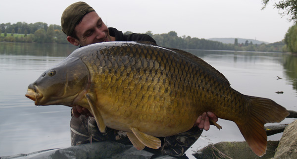 The smaller fish weighed 55lb 6oz!