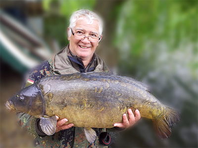 The fish was weighed at 35lb 5oz and returned