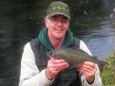 Neil ‘The Fox’ Maidment with a cracking LIF grayling