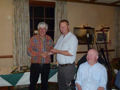 Martin presented with last year’s trophy by Trevor and Budgie after his ‘lucky’ barbel from a flooded Hampshire Avon. No such joy this time although some great fish were landed.