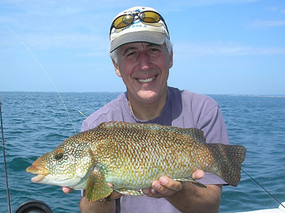 My best wrasse by some way even if it was caught accidentally while bass fishing!