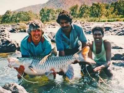 My first River Cauvery monster came in 1996 in the company of the late and legendary fishing guide Bola