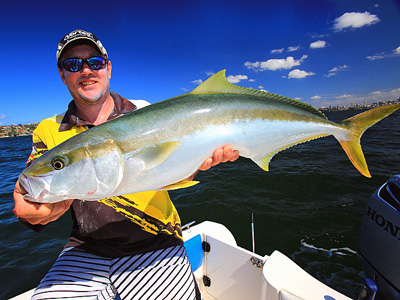  My good friend Al McGlashan with a lovely Australian kingfish – these are some of the toughest fighters around