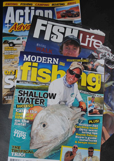 Aussie fishing Mags - all very good