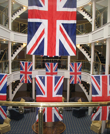 The hotel was in the Jubilee spirit