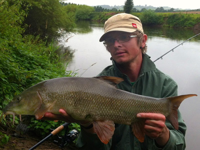 James with a lovely Wye fish