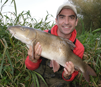 Editor Welchy with a broken back - this one was doing OK it was 13lb plus!