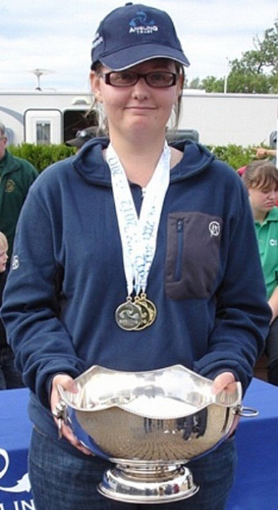 Sophie Davis - winner of the 2012 Ladies' National Championship