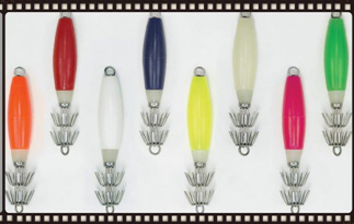 These lures look a little like lurid Devon minnows minus the fins 
