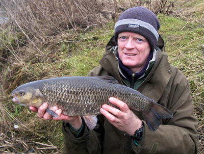 My Swale PB of 5lb 10oz, caught on a rising river