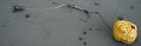 Nils' rig with the Taska line aligner that hooked all of the fish