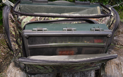 Loads of storage space - even the front pocket took a small tackle box