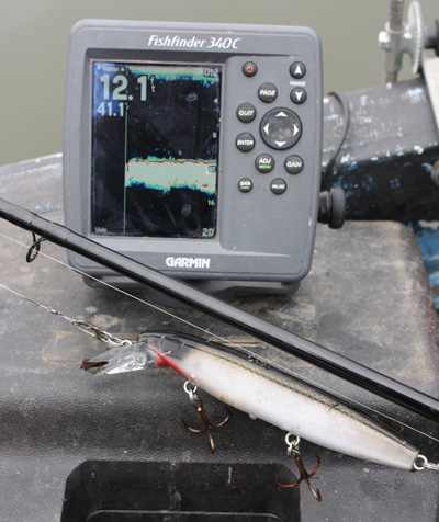 Trolling and fish finders go hand in hand