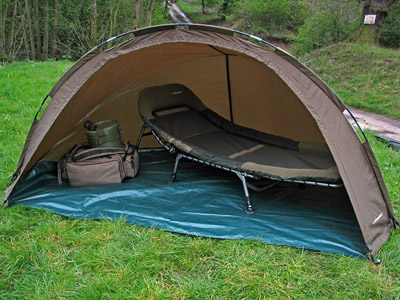 It has much more room than a standard brolly shelter