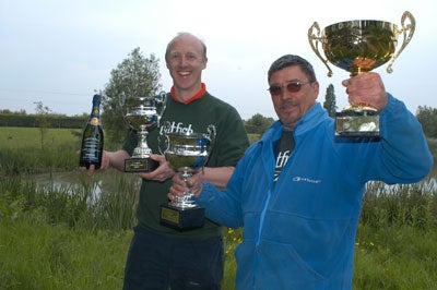 Winners Jeff Moors and Simon Clarke