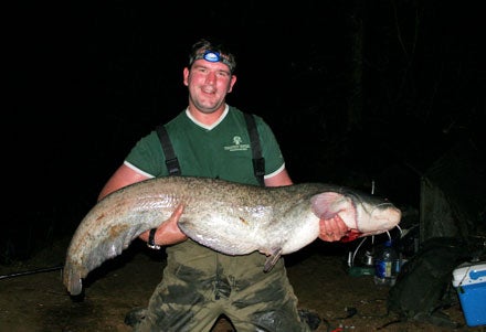 Mark, with his 53lb cat