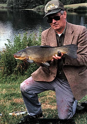 Ron with a big tench