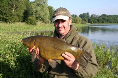And his best tench to date at 8lb