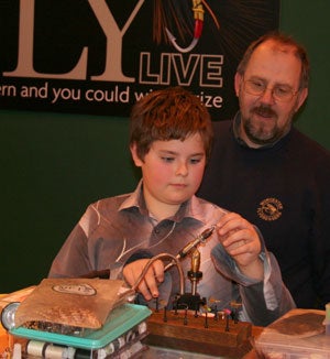 A helping hand in fly tying