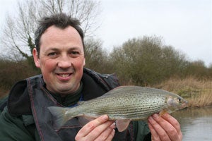 Mike with a grayling