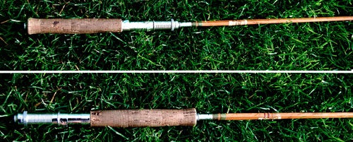 rod in trout and spin handle combinations