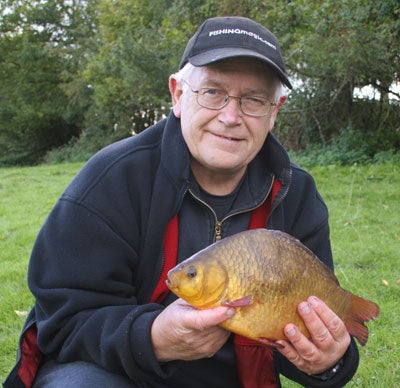 A true crucian carp proven by DNA testing. This one weighed 2lb 6oz