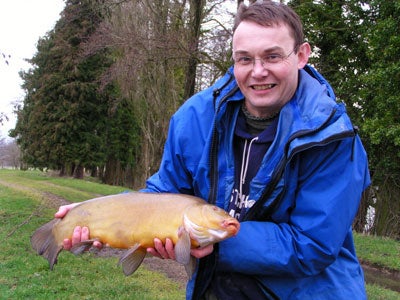 Mark with a nice tench