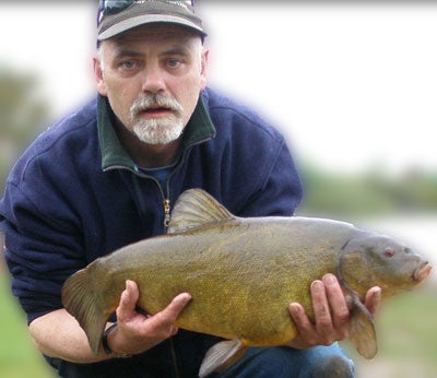 Phil and his 10lb 1oz tench