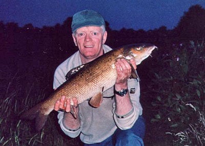 A Swale 9-pounder caught late on from a tea stained river