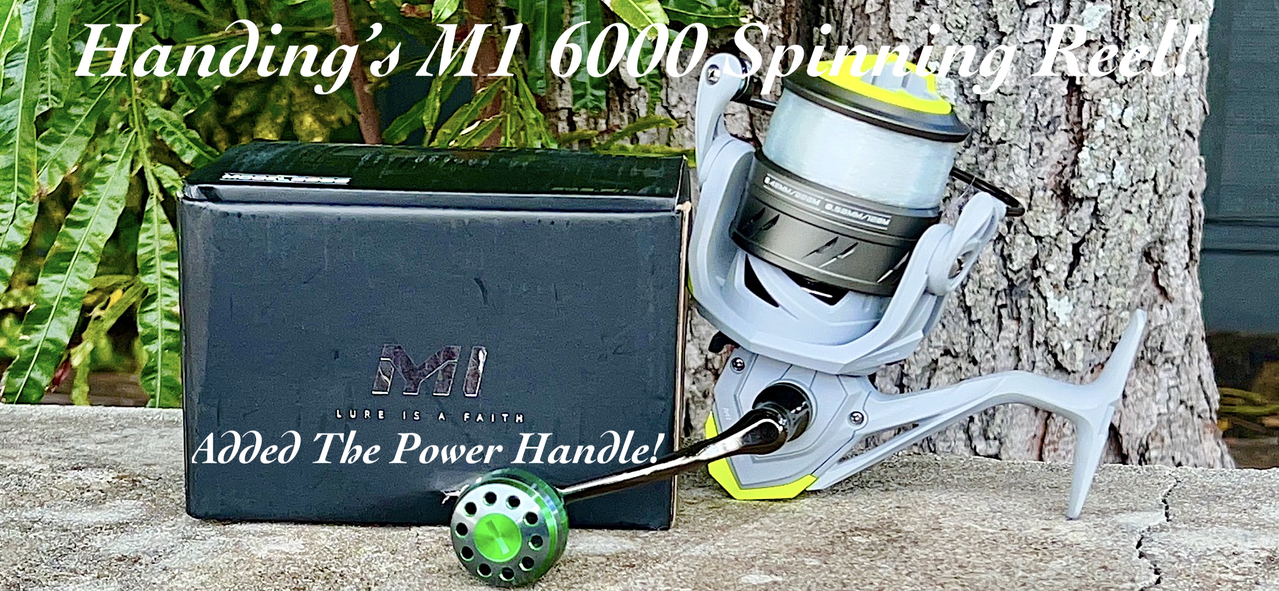 Most Powerful HANDING M1 Spinning Reel! Added a Goture Handle
