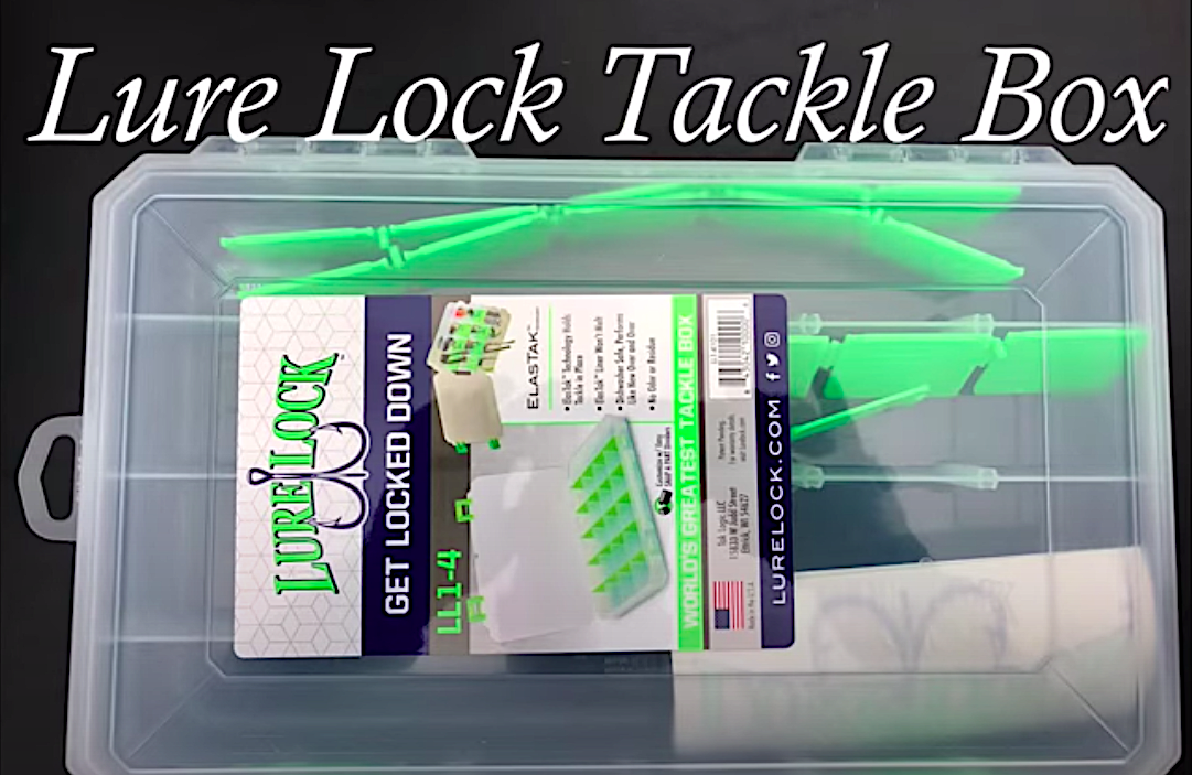 Lure Lock Tackle Box Organizes Lures & Hooks!